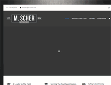 Tablet Screenshot of m-scher.com